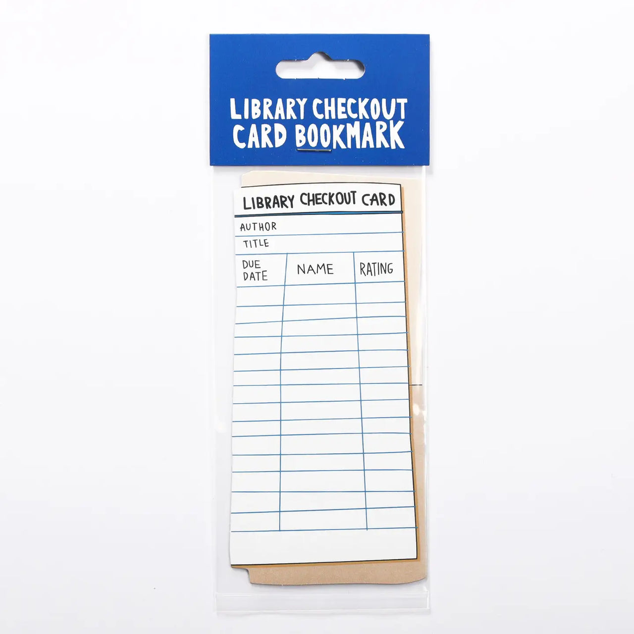 Library Card Bookmark