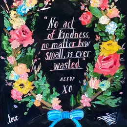 Kindness Garland Greeting Card