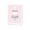 Funfetti Pink Cake Birthday Greeting Card