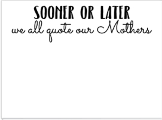 Sooner Or Later ... Mini Slab Notepad