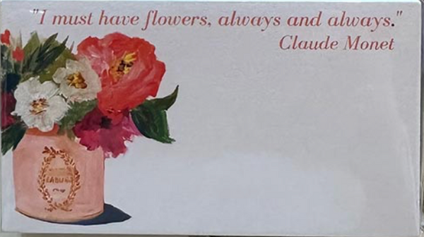 Pink Paris Floral Calling Cards