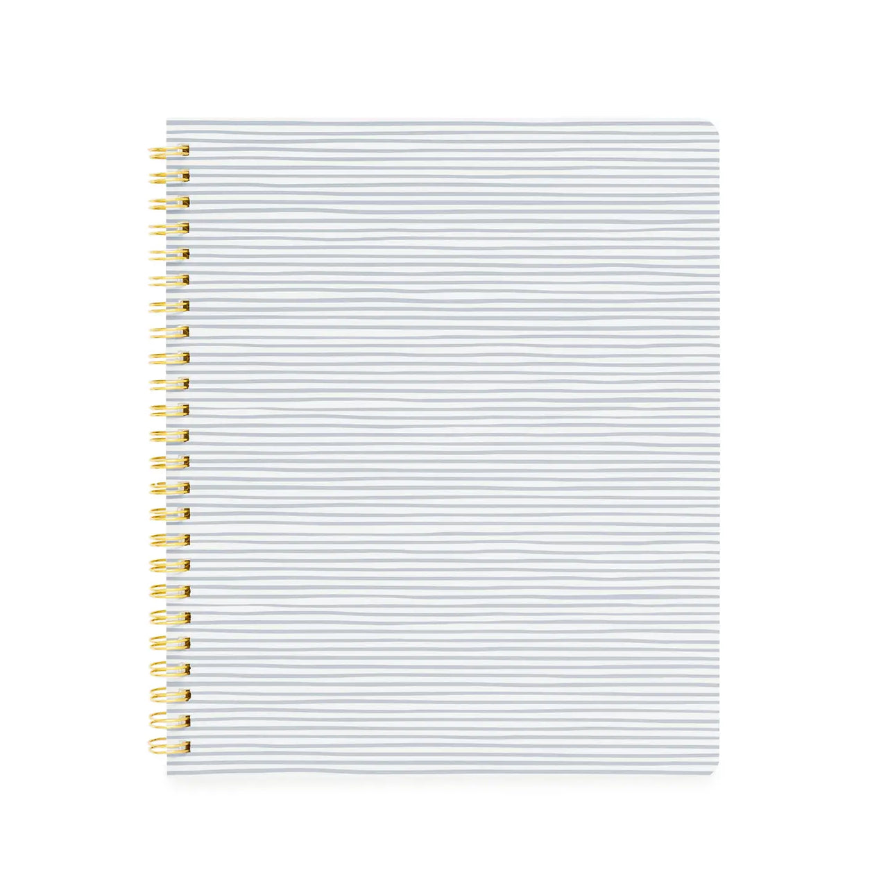 Blue Painted Stripe Spiral Notebook