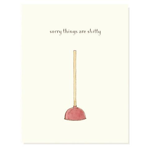 Plunger Greeting Card