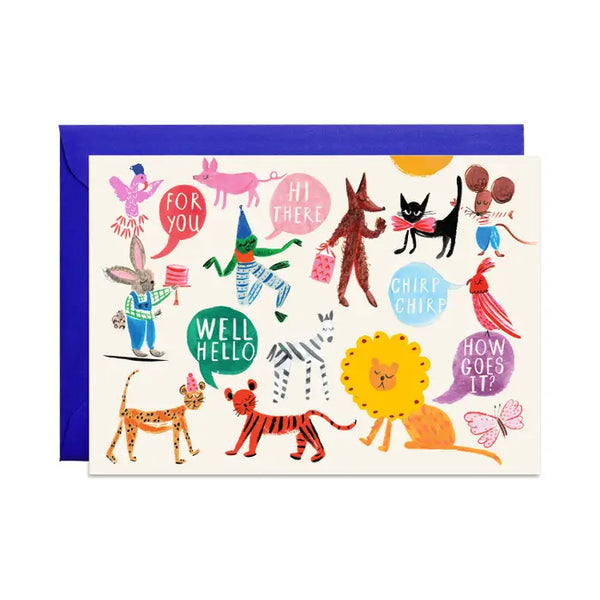 Animals At Recess Notecards