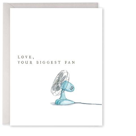 Biggest Fan Greeting Card