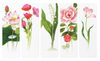 Pink Posies Bookmark Set