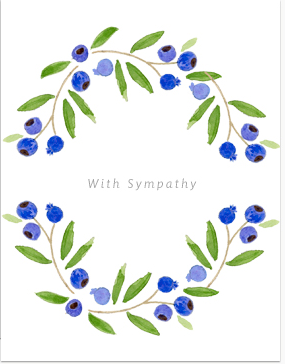 With Sympathy Card