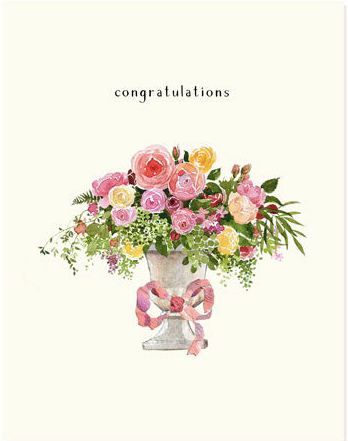 Congratulations Centerpiece Greeting Card