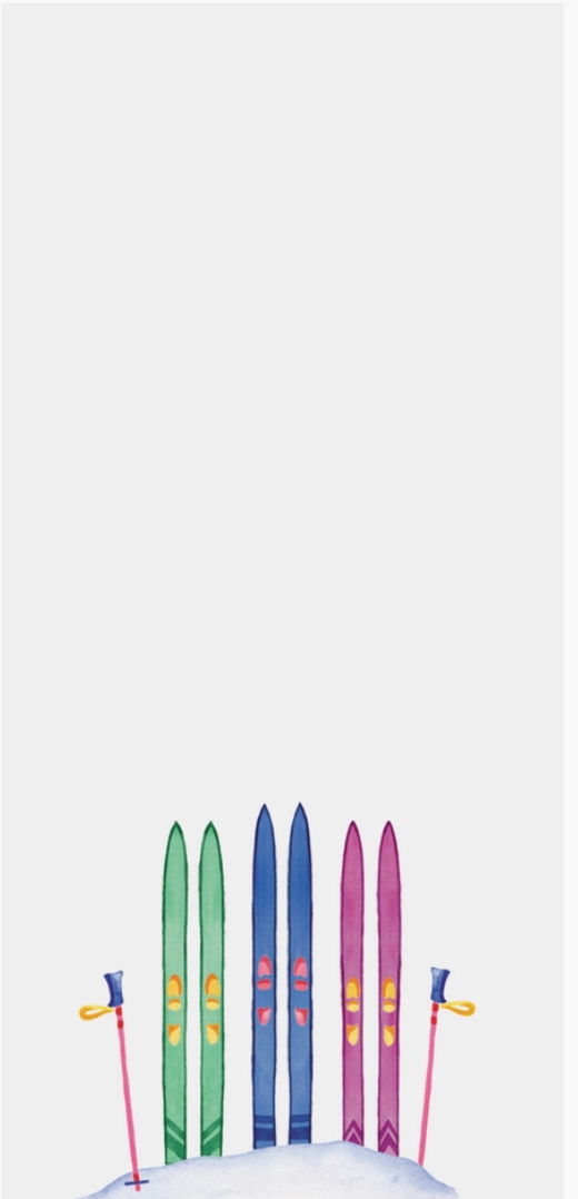 Skis Notepad