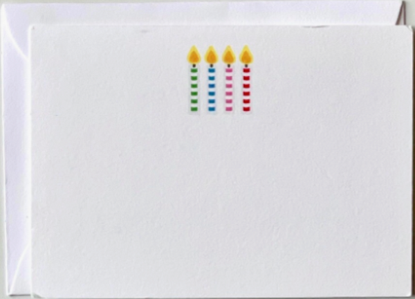 Candles Gift Enclosure Cards