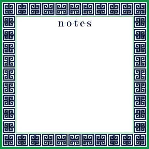 Greek Key Notepad