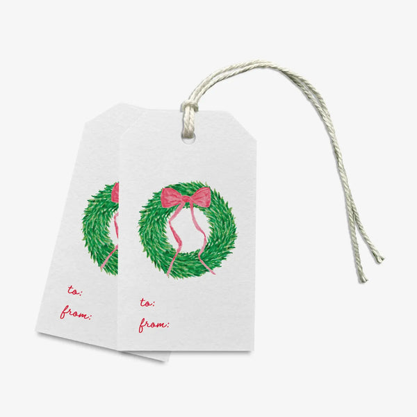Christmas Wreath Gift Tags