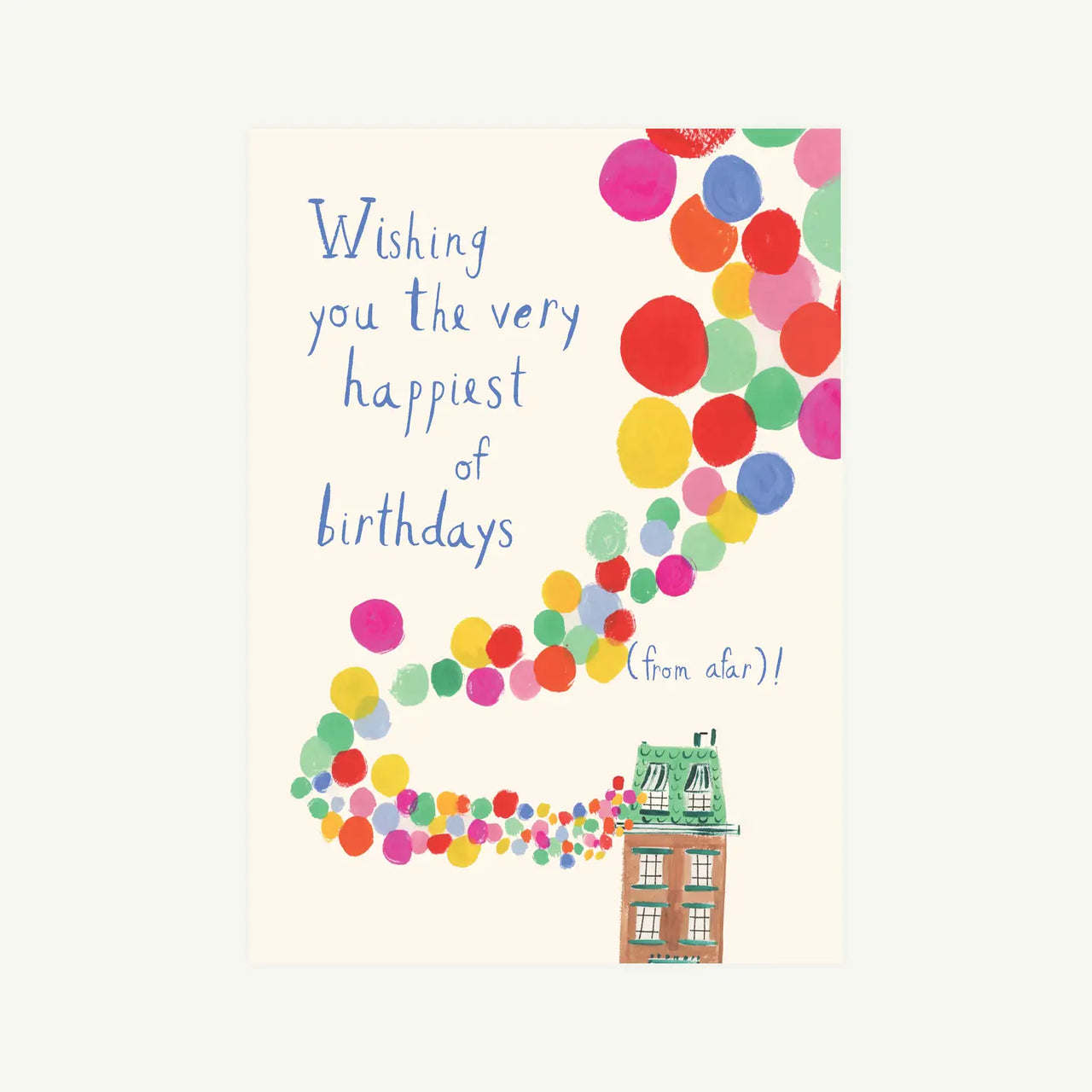Birthday Balloons Greeting Card