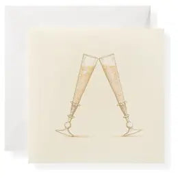 Champagne Glasses Gift Enclosure Card