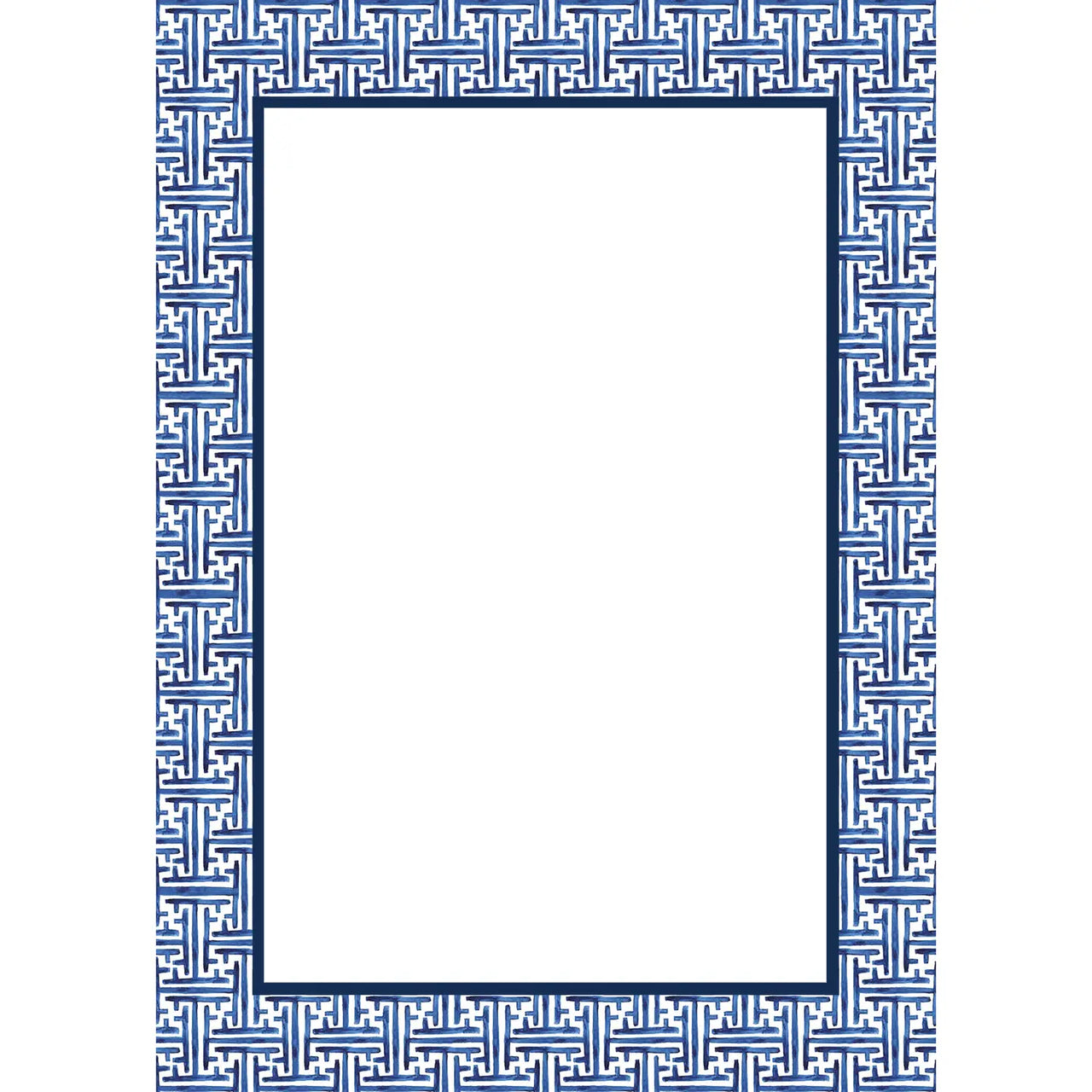 Navy Basketweave Notepad