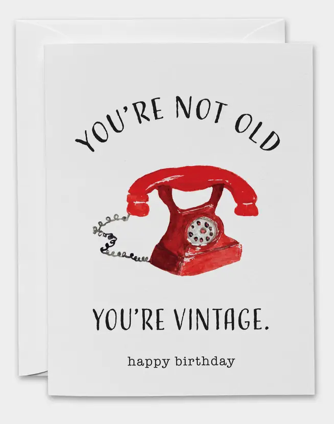 You're Not Old Birthday Greeting Card