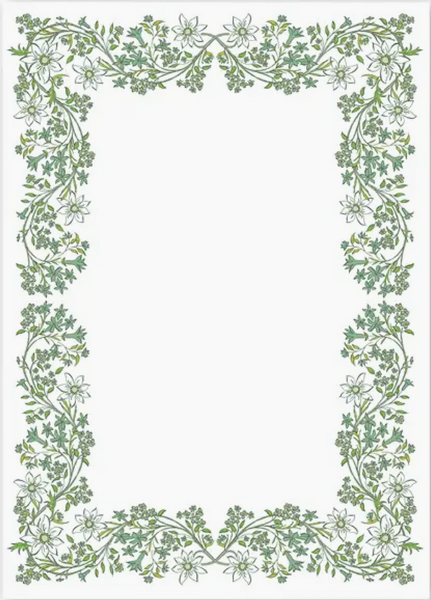 Chalet Chintz Green Notepad