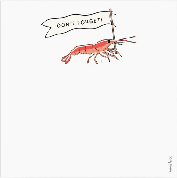 Shrimp Notepad