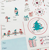 Checked Twice Gift Label Sheets