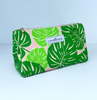 Lilibridge Pink Monstera Makeup Bag