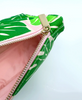 Lilibridge Pink Monstera Makeup Bag