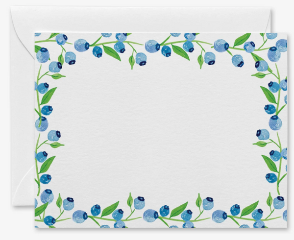 Blueberry Flat Notecards