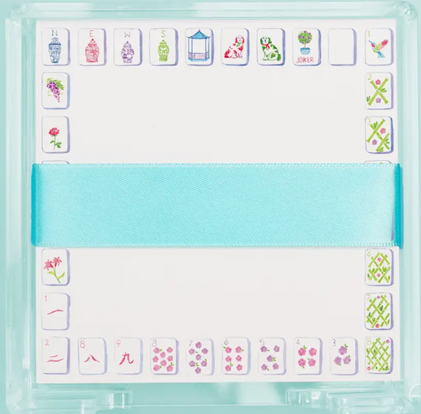 Mahjong Notepad Desk Set