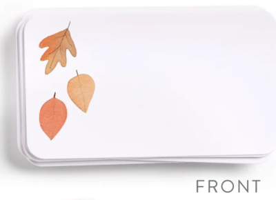 Falling Leaves Little Notes