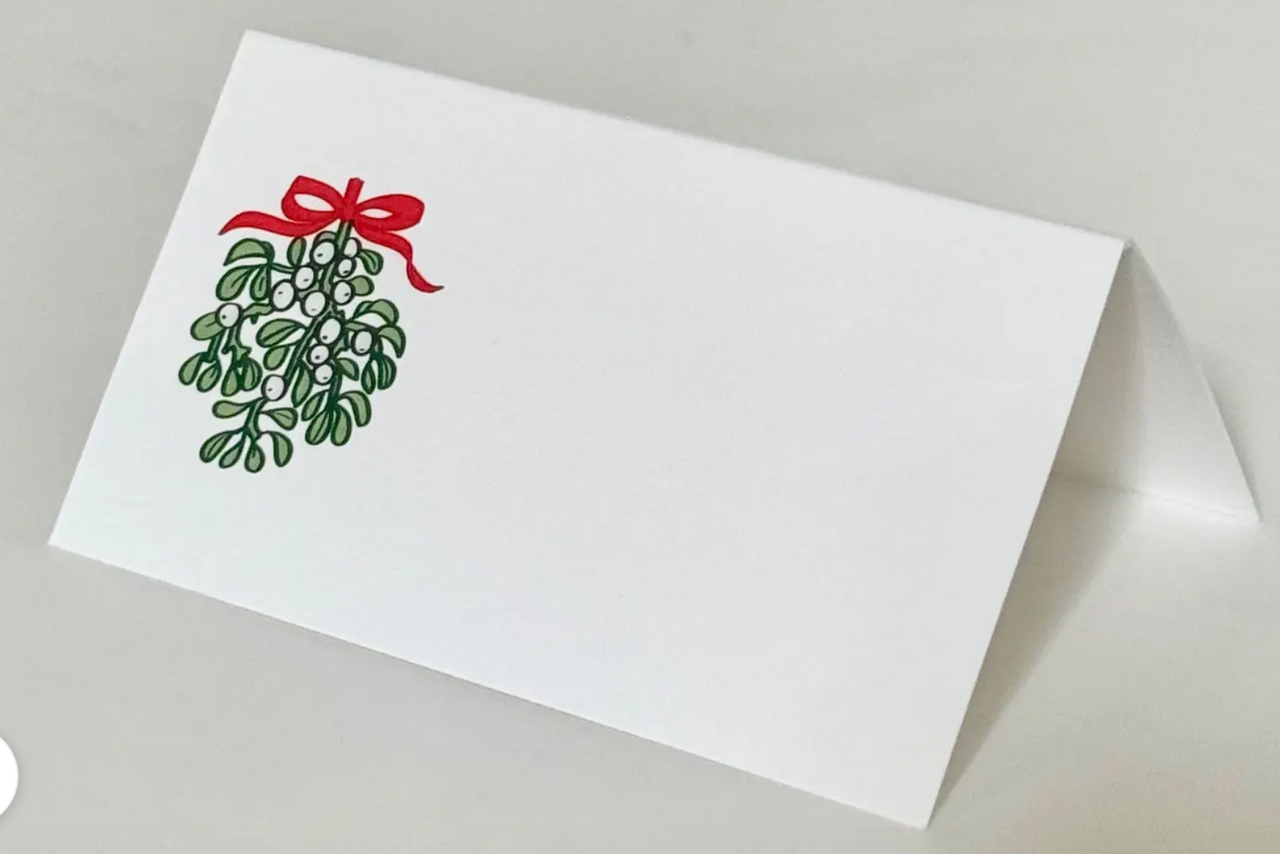 Mistletoe Place Cards
