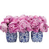 Blue Chinoiserie Vase Wraps Set