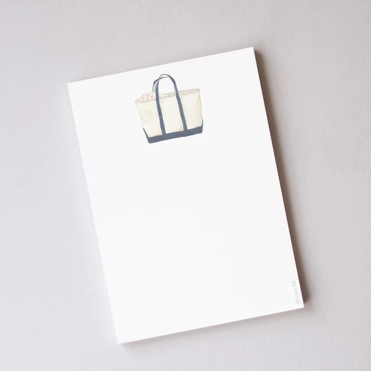 Canvas Tote Notepad