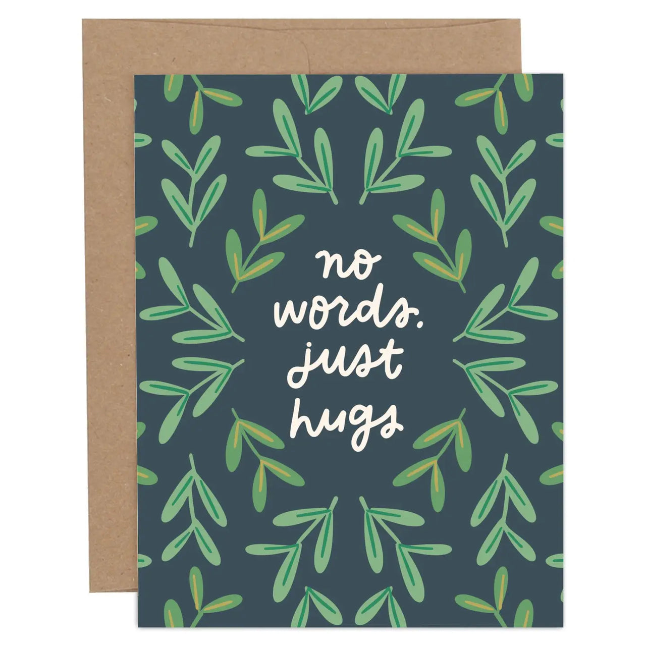No Words Just Hugs Sympathy Greeting Card