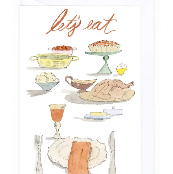 Thanksgiving Feast Greeting Card
