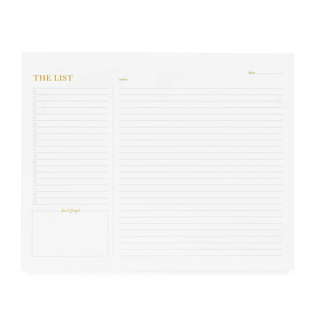 The List Notepad