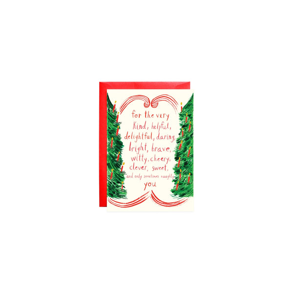 Light the Tree Petite Christmas Card