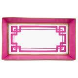 Pink Interlocking Key Guest Towel Tray