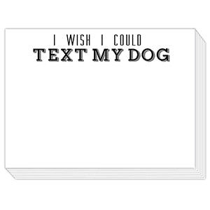 Text My Dog Mini Slab Notepad