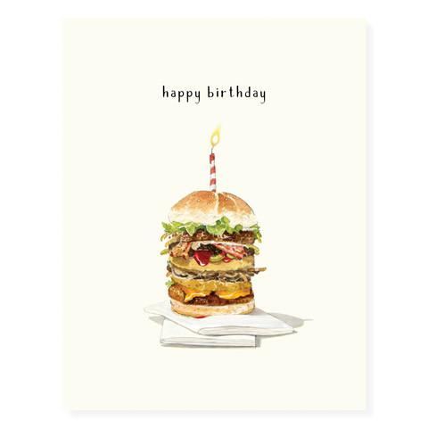 Birthday Burger Greeting Card