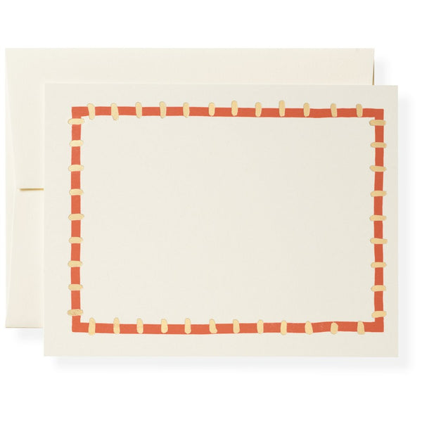 Kate in Coral Notecards
