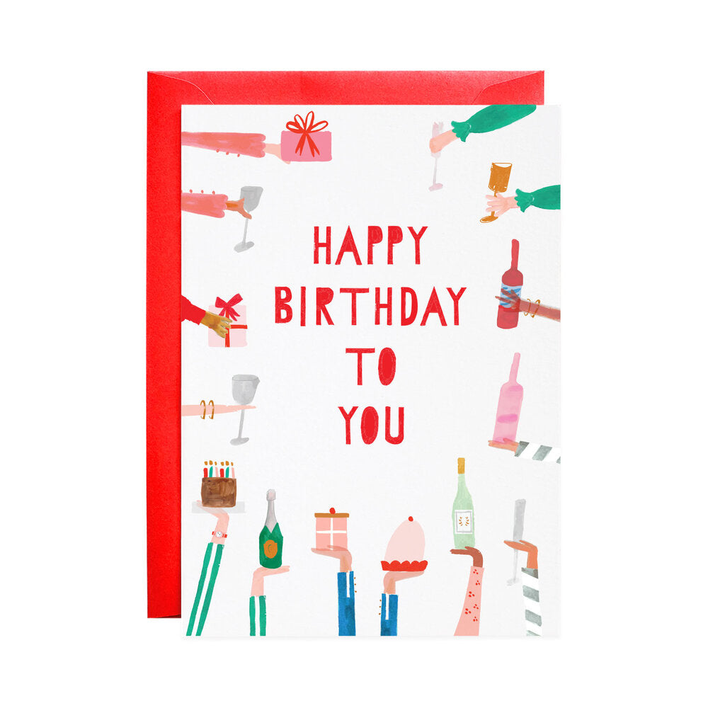 Rather Deserving Birthday Greeting Card