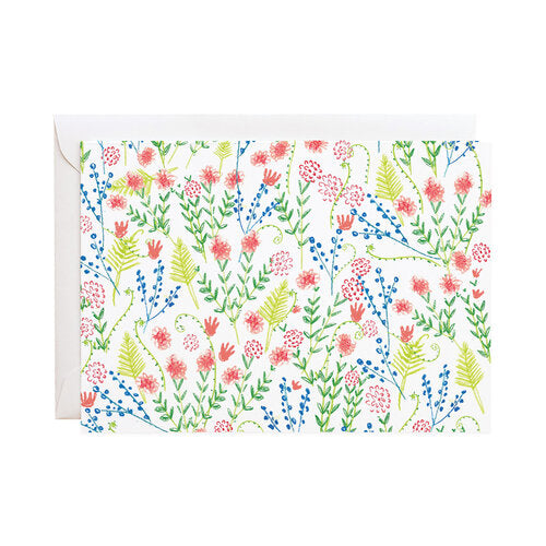 Country Wildflowers Notecards
