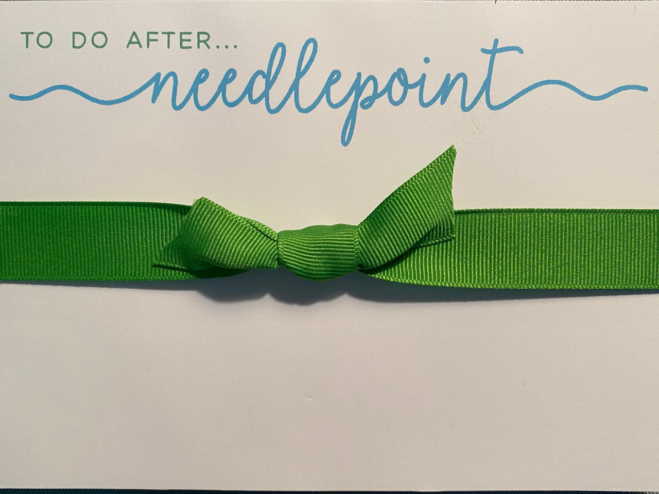 To Do After NeedlepointNotepad – Third Coast Stitches