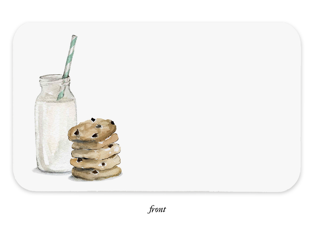 Cookies and Milk Little Notes