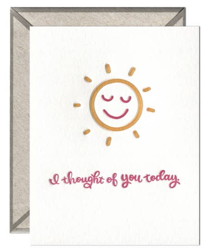 Thought of You Today Greeting Card