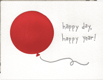 Happy Day, Happy Year Greeting Card