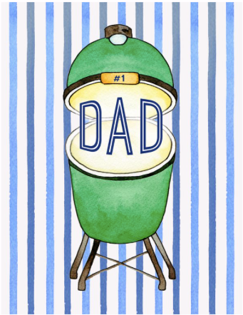 Father's Day Grill Greeting Card