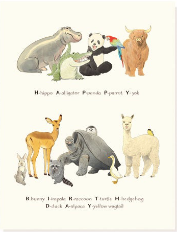 Birthday Zoo Greeting Card
