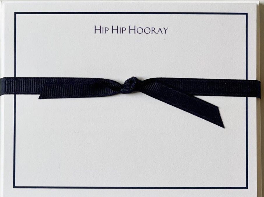 Hip Hip Hooray Flat Note Card Set