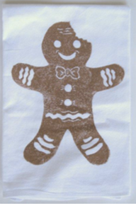 Gingerbread Man Kitchen Towel