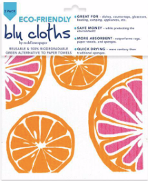 Oranges Blu Dish Cloths